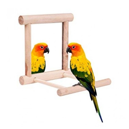 [BTLB0706] VanPet Bird Toy Mirror Bird Toy - 10x10x7 cm
