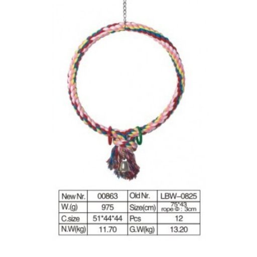 [BTLB0825] VanPet Bird Toy Natural And Clean