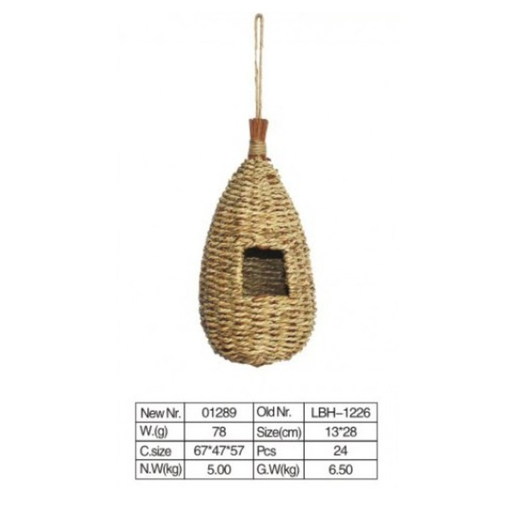 [BTLB01226] VanPet Bird Toy Natural And Clean 1226