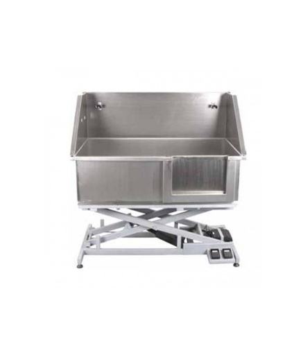 [BTS-131E] Shernbao Tub Stainless Steel Electric Bathing Tub 127x67x106-176 cm