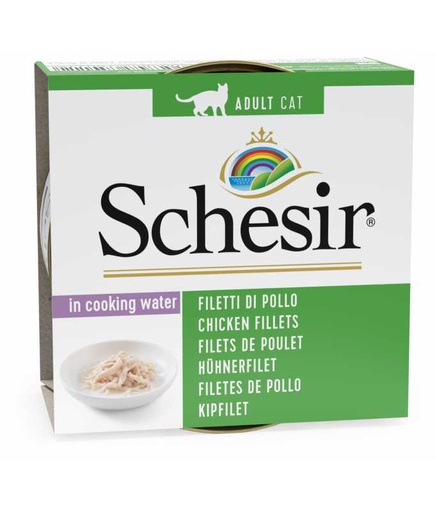 [C01064061] Schesir Cat Wet Food-Chicken Fillets Natural Style (Min Order 85g - 14Pcs)[Weight - 85g]