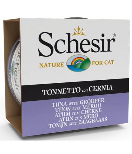 [C01064270] Schesir Cat Wet Food-Tuna With Grouper (Min Order 85g - 14pcs)[Weight - 85g]