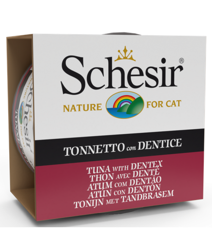 [C01064272] Schesir Cat Wet Food-Tuna With Dentex (Min Order 85g - 14pcs)[Weight - 85g]