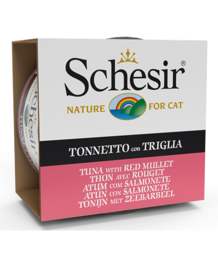 [C01064277] Schesir Cat Wet Food-Tuna With Red Mullet [Weight - 85g] (Min Order 85g - 14pcs)