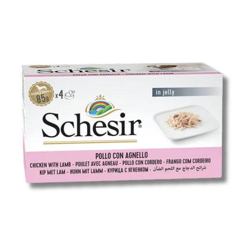 [C01064306] Schesir Dog Wet Food-Chicken Fillets With Lamb[Weight - 340g]