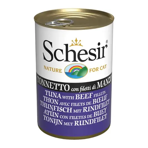 [C01064601] Schesir Cat Wet Food-Tuna With Beef Fillets [Weight - 140g]