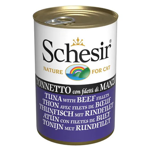 [C01064601-DIS] Schesir Cat Wet Food-Tuna With Beef Fillets [Weight - 140g]