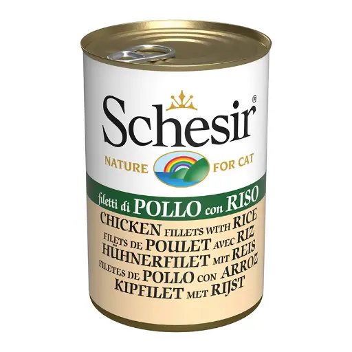 [C01064604] Schesir Cat Can Chicken Fillets with Rice[Weight - 140g]