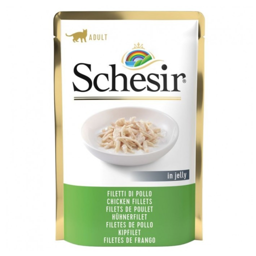 [C01070102] Schesir Cat Pouch Jelly Chicken Fillets 85g (Min Order: 20pcs)