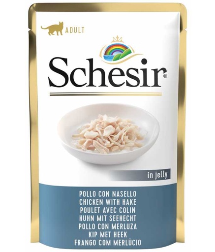 [C01070108-DIS] Schesir Cat Pouch Chicken with Cod 85g (Min Order 85g - 20pcs)[Weight - 85g]