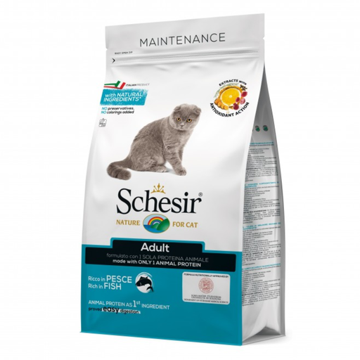 [C02044704] Schesir Cat Dry Food Maintenance with Fish-Adult[Weight - 400g]