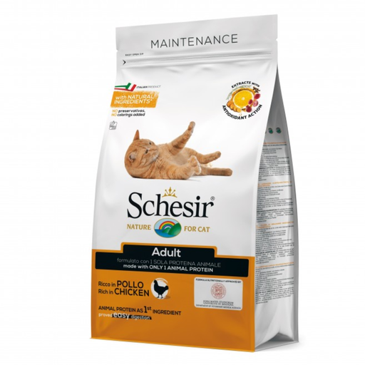 [C02044733] Schesir Cat Dry Food Maintenance with Chicken-Adult[Weight - 1.5kg]