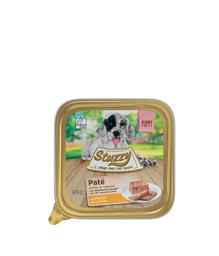 [C03006120] Stuzzy Classic Dog Paté for Puppies with Chicken 150g Alutray (Min Order 150g- 22pcs)[Weight - 150g]