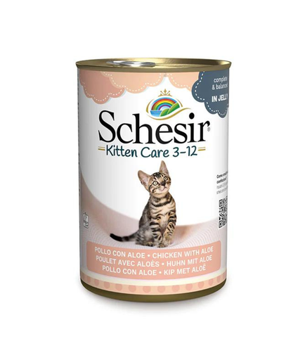 [C03064631] Schesir Kitten Care- Can In Jelly  3-12 Chicken with Aloe Wet Food 140g (Min Order - 6pcs)[Weight - 140g]