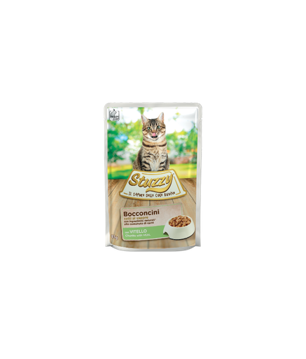 [C1043004] Stuzzy Cat Chunks with Veal 85g Pouch (Min Order 85g – 24pcs)[Weight - 85g]