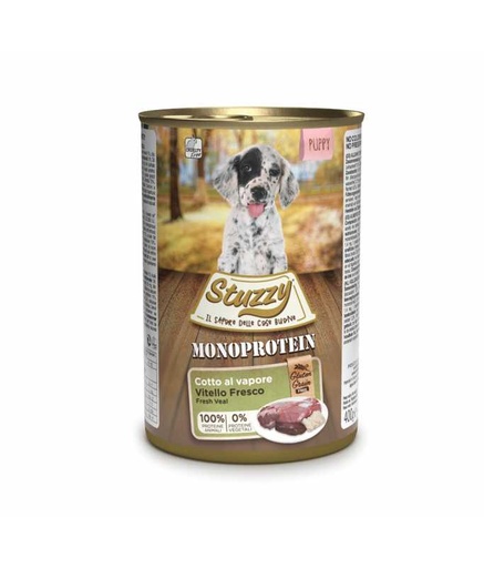 [C8018] Stuzzy Puppy Can Monoprotein-Fresh Veal ( Beef ) 400g