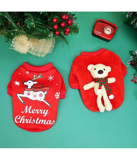 [CH-160180] Seasopet Christmas Pet Sweater (Assorted Design)