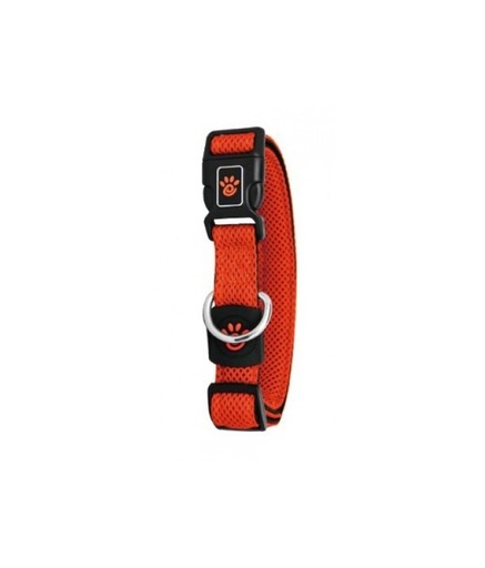 [DCA102-08M] Doco Puffy Mesh Collar (DCA102)[Color - Orange, Size - M]