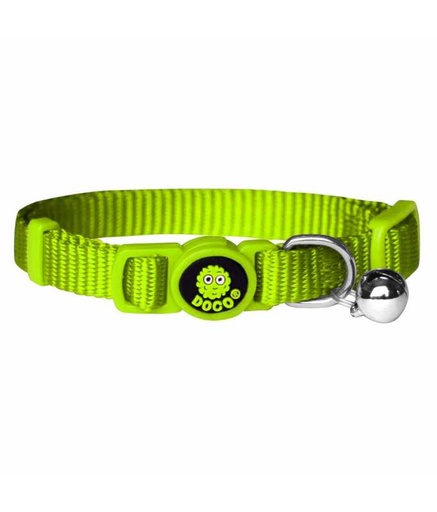 [DCAT001-S7XS] Doco Signature Cat Collar 1 x 19 - 31 cm - XS [Color - Lemon]