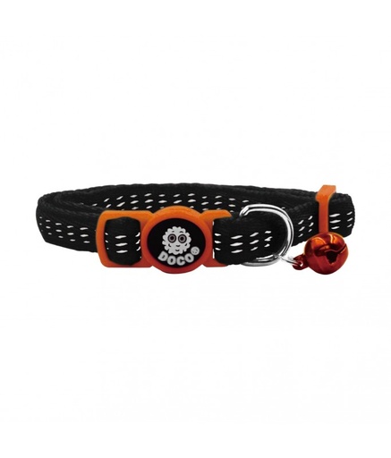 [DCAT010-01XS] Doco Puffy Cat Collar (DCAT010)[Color - Black]