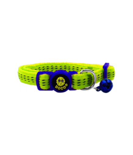 [DCAT010-16XS] Doco Puffy Cat Collar (DCAT010)[Color - Yellow]