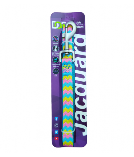 [DCJ1072-D14S-DIS] DOCO® Stitched- Weaved Dog Leash 6ft (DCJ1072)[Size - S, Color - D24]
