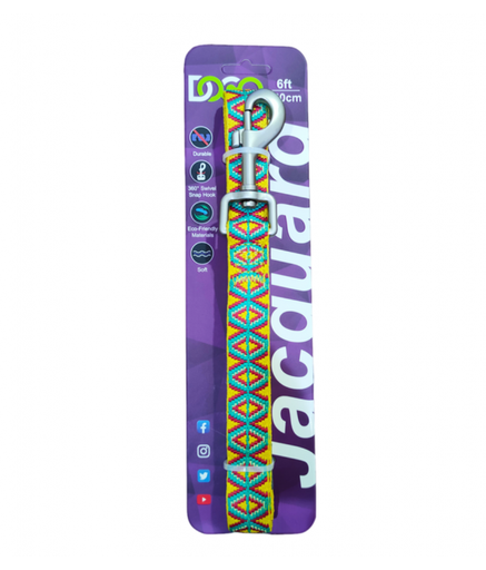 [DCJ1072-D16S] DOCO® Stitched- Weaved Dog Leash 6ft (DCJ1072)[Size - S, Color - D16]