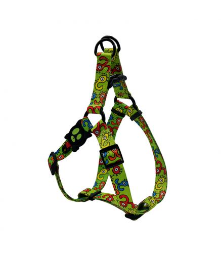 [DCL202-ATL] DOCO® LOCO Step-In Harness (DCL202)[Texture - Green Monster, Size - L]