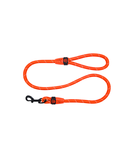 [DCROPE2060-08S] Doco Reflective Rope Leash [Color - Orange, Size - S]