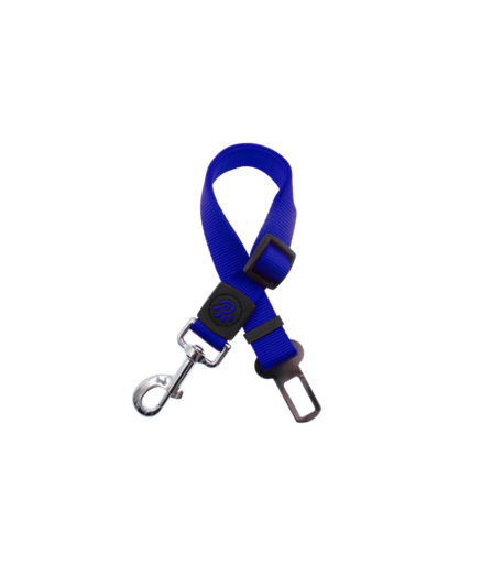 [DCS1928-02L] Doco 28 & Signature Dog Car Safety Belt (2.5 x 70 cm) - Size-L [Color - Blue]