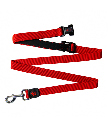 [DCS2072-03M] DOCO® Easy-Snap -HANDS FREE Leash 6ft (DCS2072)[Color - Maroon, Size - M]