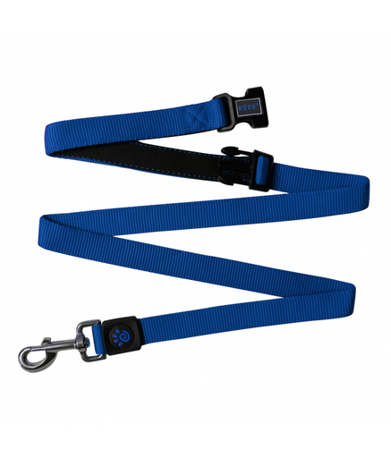 [DCS2072-15M] DOCO® Easy-Snap -HANDS FREE Leash 6ft (DCS2072)[Color - Blue, Size - M]