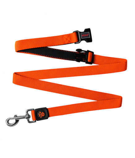 [DCS2072-S8M-DIS] DOCO® Easy-Snap -HANDS FREE Leash 6ft (DCS2072)[Size - M, Color - Safety Orange]