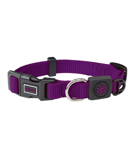 [DCSN002-06M] DOCO Signature Nylon Collar (DCSN002)[Color - Purple, Size - M]