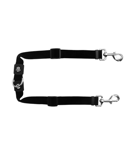 [DCSX2-01M] DOCO® Signature Coupler Nylon Dog Leash - Adjustable Length (DCSX2)[Color - Black, Size - M]