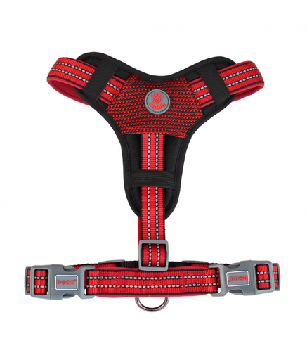 [DCV206-03L] DOCO® VARIO Chest Plate Harness w/Neoprene (DCV206)[Color - Maroon, Size - L]