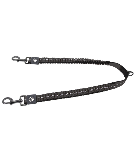 [DCVX2-15M] DOCO® VARIO Bungee Coupler Nylon Dog Leash - BUNGEE CORD (DCVX2)[Color - Grey, Size - M]