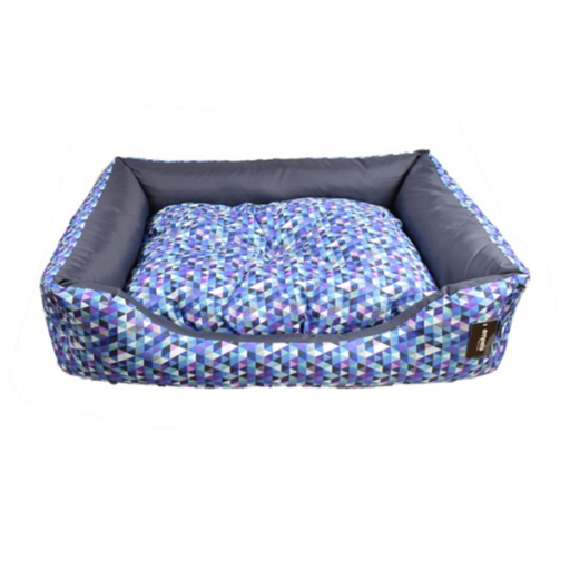 [EMK01M-104M] Empets Couch Bed Modern[Dimension - 55x42x16cm, Texture - Printed Blue]