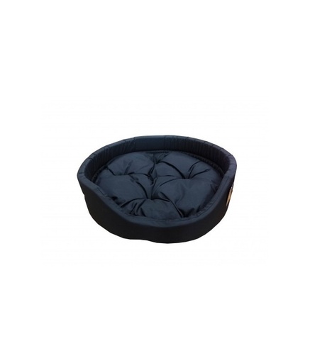 [EMOWP05B-20B] Empets Oval Bed With Cushion  Basic[Color - Black, Dimension - 60x51x17cm]