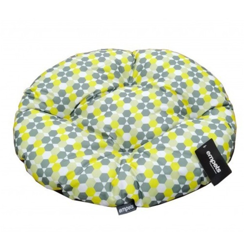 [EMPOW07M-110M] Empets Oval Cushion Modern[Dimension - 78x66cm, Texture - Printed Green]
