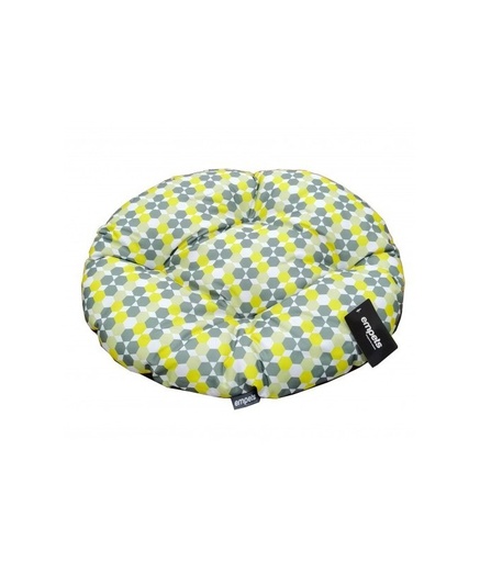 [EMPOW07M-110M] Empets Oval Cushion Modern[Dimension - 78x66cm, Texture - Printed Green]