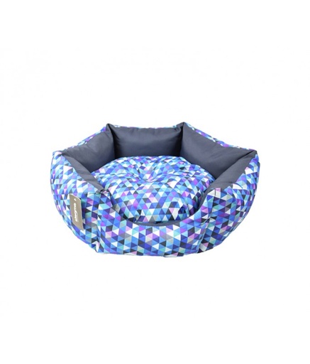 [EMV01M-104M] Empets Venus Bed Modern[Dimension - 45x45x19cm, Texture - Printed Dark Blue]