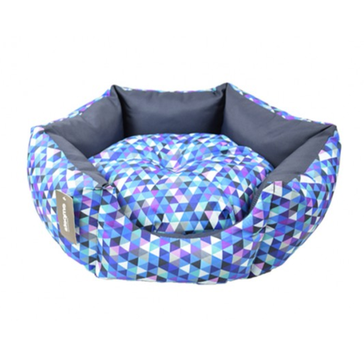 [EMV01M-104M] Empets Venus Bed Modern[Dimension - 45x45x19cm, Texture - Printed Dark Blue]