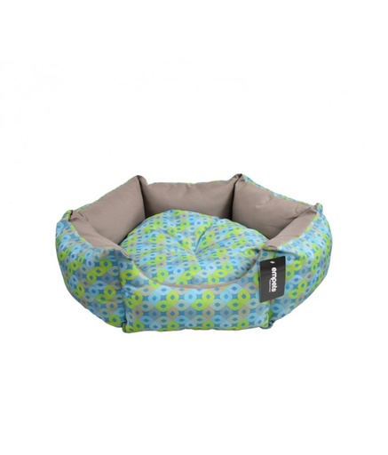 [EMV01M-111M] Empets Venus Bed Modern[Dimension - 45x45x19cm, Texture - Printed Green]