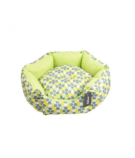 [EMV02M-110M] Empets Venus Bed Modern[Dimension - 55x55x20cm, Texture - Printed Green & Lemon]