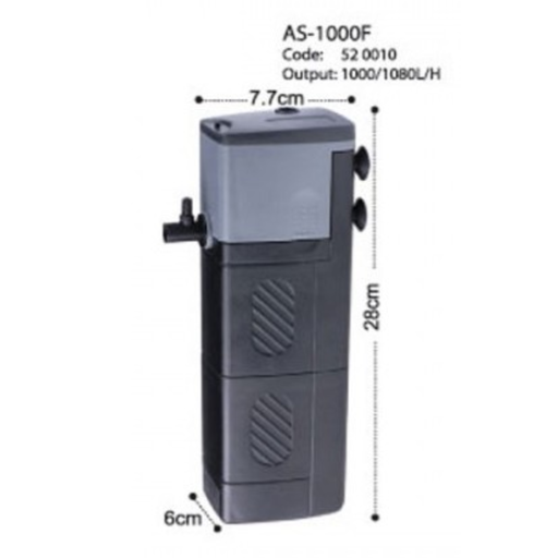 [FAS1000F] KW Zone Astro AS Internal Filter[Model - 1000F, Max Output - 1080L/H]