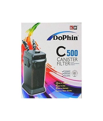 [FDC500] KW Zone Dophin Canister Filter[Max Output - 500L/H, Options - Without UV, Model - FDC500]