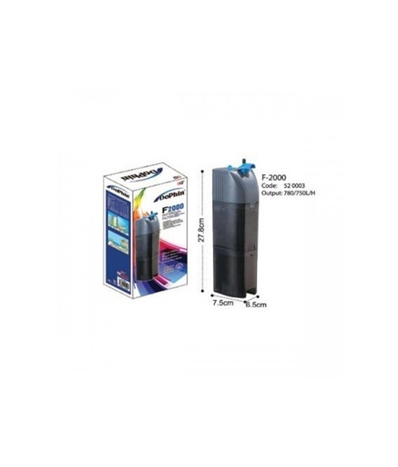[FDF2000] KW Zone Dophin Internal Filter[Max Output - 850L/H, Model - FDF2000]