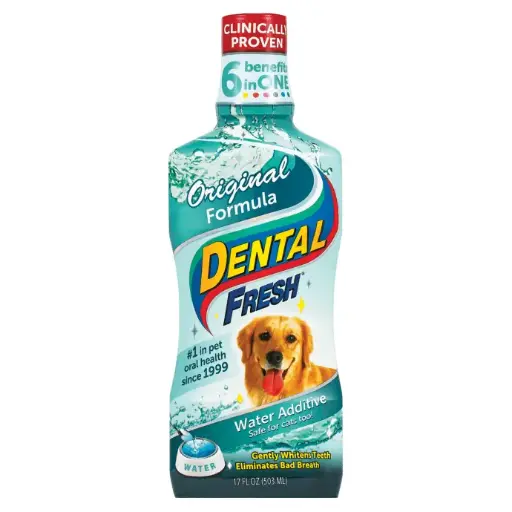 [FG00009-DIS] Synergy Labs Original Formula Dental Fresh - Dog 503ml [17 Fl. Oz.][Volume - 503ml]