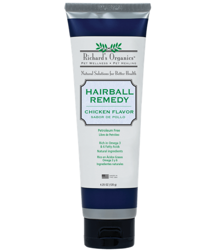 [FG00480] Synergy Labs Richard Organic Hairball Remedy Tube [Weight - 120g, Flavor - Chicken]